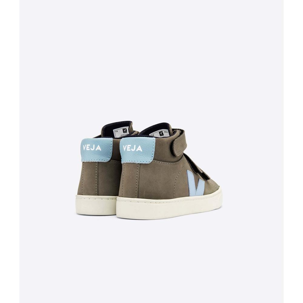 Veja ESPLAR MID NUBUCK Kids' High Tops Grey | CA 695ZUT